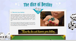 Desktop Screenshot of dice-of-destiny.com