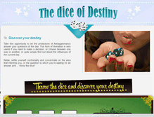 Tablet Screenshot of dice-of-destiny.com